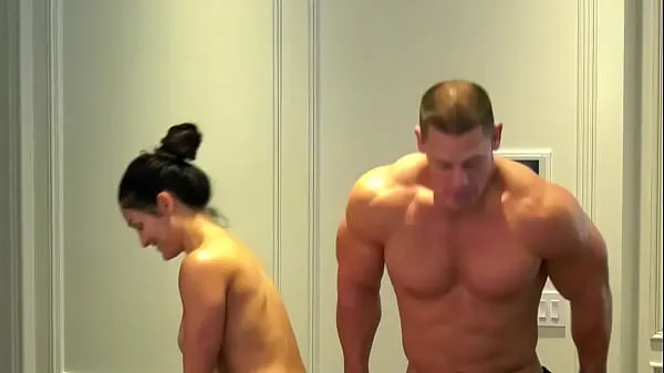 Παρακολουθήστε Nude 500K celebration! John Cena and Nikki Bella stay true to their promise ζεστά κλιπ