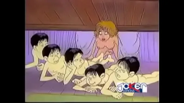 Se 4 Men battery a girl in cartoon varme klippene