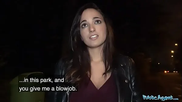 Podívejte se na Public Agent Spanish hotty pussy pounded by a stranger hřejivé klipy