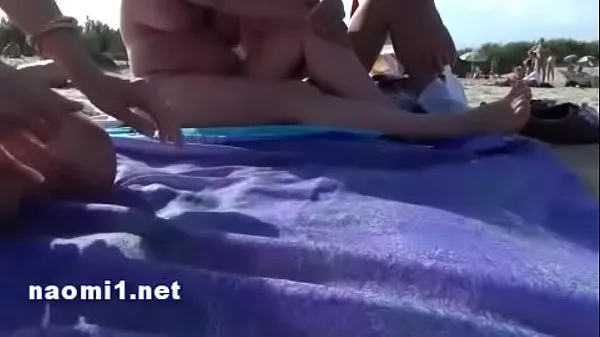 Watch public beach cap agde by naomi slut warm Clips