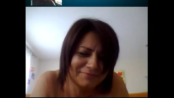 Bekijk Italian Mature Woman on Skype 2 warme clips