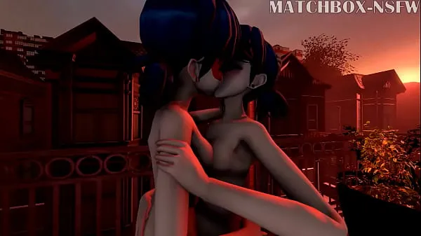 Bekijk Miraculous ladybug lesbian kiss warme clips