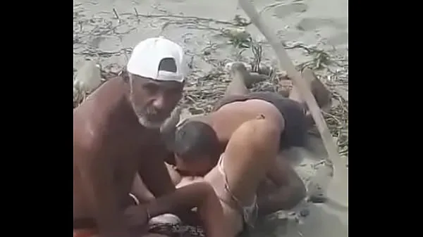 Watch Caught on the beach warm Clips
