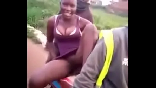 Watch African girl finally claimed the bike warm Clips