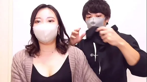 Se Blindfold taste test game! Japanese girlfriend tricked by him into huge facial Bukkake varme klippene