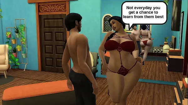 Oglejte si Vol 1 Part 7 - Desi Saree Aunty Lakshmi Take His Virginity - Wicked Whims tople posnetke
