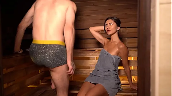 Watch It was already hot in the bathhouse, but then a stranger came in warm Clips