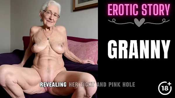Se GRANNY Story] Granny's First Time Anal with a Young Escort Guy varme klip
